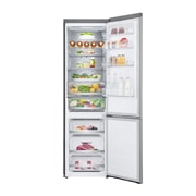 LG Frigorifero combinato | Classe C, 384L | Wi-Fi, Door&Linear Cooling, Fresh Balancer&Converter, No frost | Inox Saffiano, GBB72SAUCN1