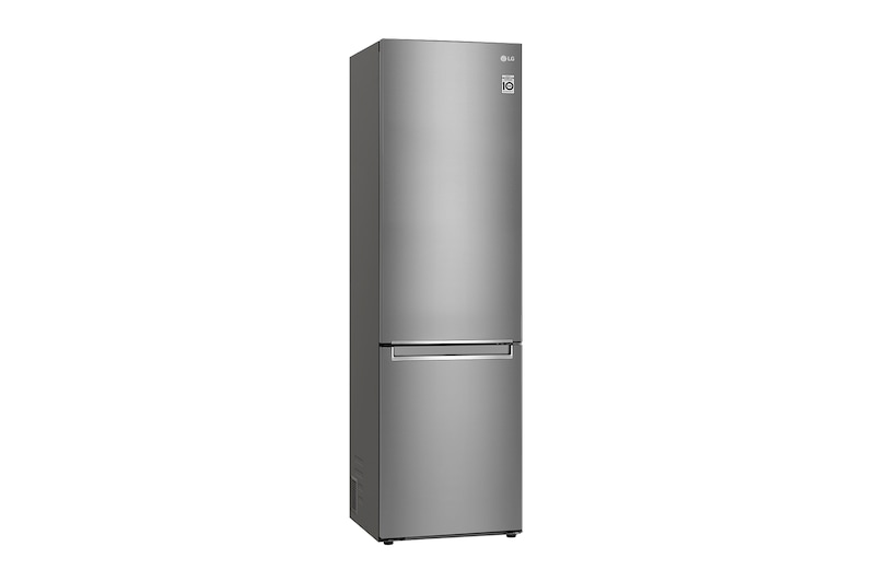 LG Frigorifero combinato | Classe C, 384L | Wine Rack, Door&Linear Cooling, Fresh Balancer & Converter, No frost | Inox Saffiano, GBB72SAVCN1