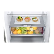 LG Frigorifero combinato | Classe D, 384L | Wine Rack, Door & Linear Cooling, Fresh Balancer & Converter, No frost | Saffiano, GBB72SAVGN