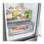 LG Frigorifero Combinato Classe energetica D Maniglie integrate Display interno LED, GBB72SAVXN