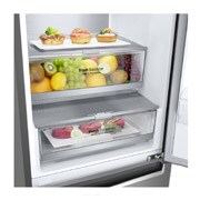 LG Frigorifero Combinato Classe energetica D Maniglie integrate Display interno LED, GBB72SAVXN