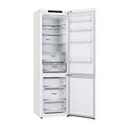 LG Frigorifero combinato | Classe D, 384L | Wine Rack, Door&Linear Cooling, Fresh Balancer & Converter, No frost | Bianco, GBB72SWVGN
