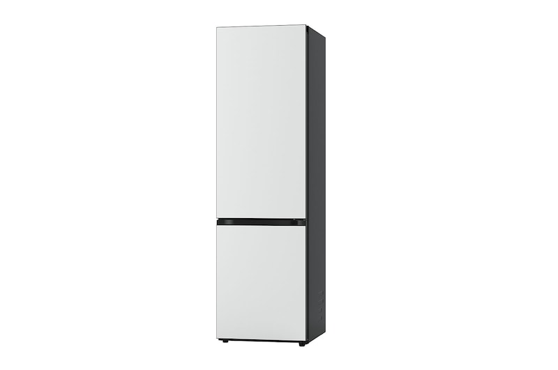 LG Frigorifero combinato | Classe D, 387L | Porte in vetro, Wi-Fi, Door&Linear Cooling, Fresh Balancer&Converter | Bianco satin, GBB72TW9DQ