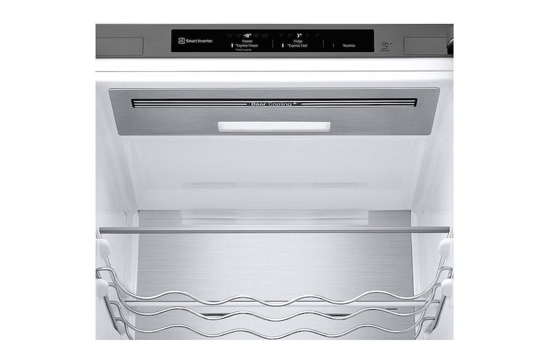 LG Frigorifero combinato | Classe A-20%, 381L | Fresh Converter, Door & Linear Cooling, Smart diagnosis, No Frost | Argento, GBB92MBB3P