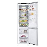 LG Frigorifero combinato | Classe A-20%, 381L | Fresh Converter, Door & Linear Cooling, Smart diagnosis, No Frost | Argento, GBB92MBB3P