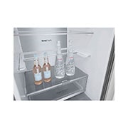 LG Frigorifero combinato | Classe A-20%, 381L | Fresh Converter, Door & Linear Cooling, Smart diagnosis, No Frost | Argento, GBB92MBB3P