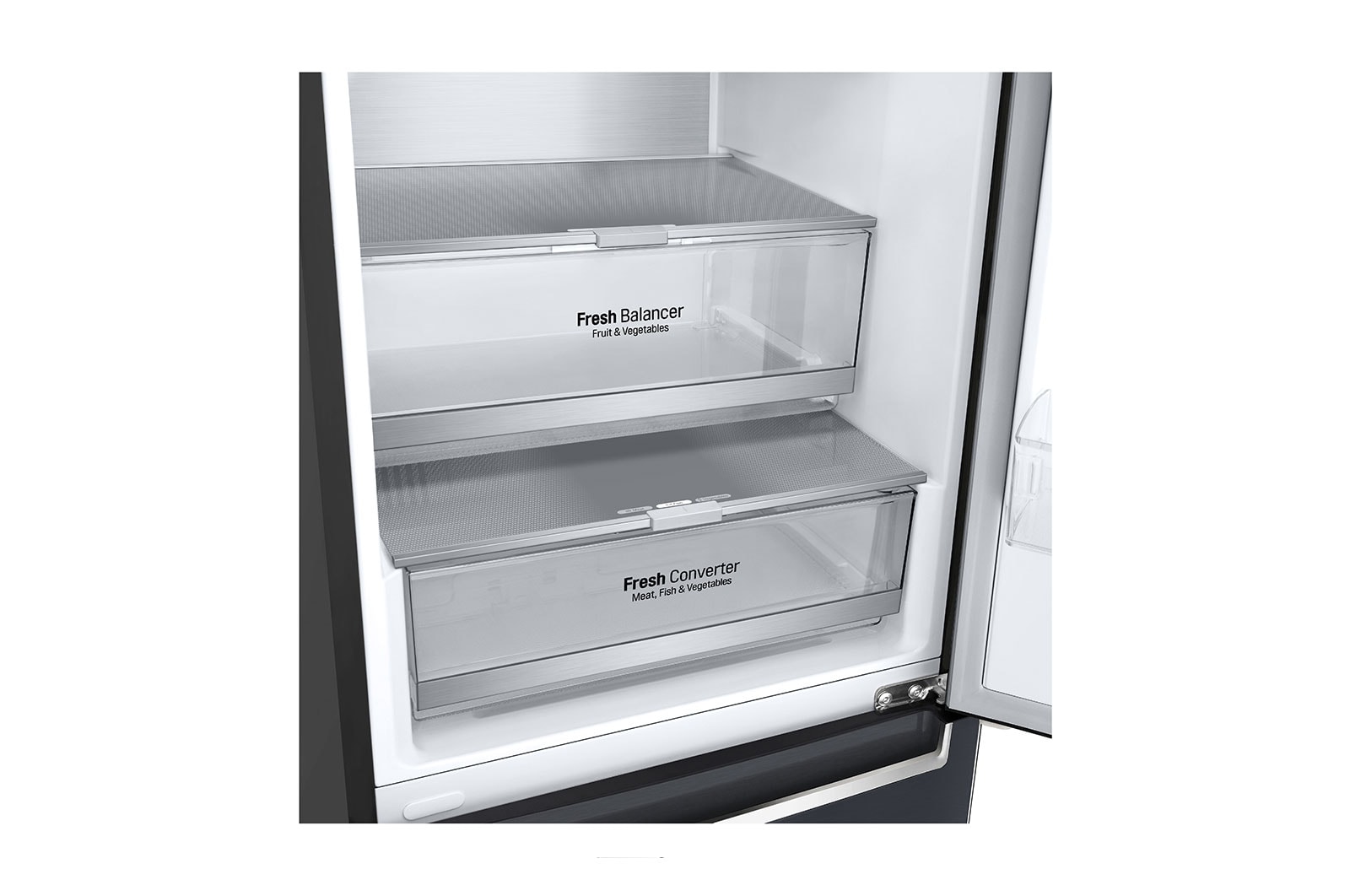 LG Frigorifero Smart Combinato Centum System™ Classe energetica C Maniglie integrate Display esterno LED, GBB92MCAQP