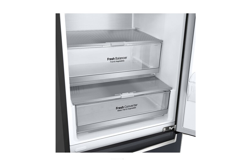 LG Frigorifero Smart Combinato Centum System™ Classe energetica D Maniglie integrate Display esterno LED, GBB92MCAXP