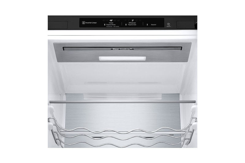 LG Frigorifero combinato | Classe A -12%, 384L | Wine Rack, Fresh Balancer & Converter, Centum System garantito 20 anni | Nero, GBB92MCB2P