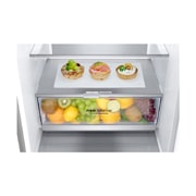 LG Frigorifero combinato | Classe B, 384L | Wi-Fi, Wine Rack, Fresh Balancer & Converter, Centum System garantito 20 anni | Inox, GBB92STABP