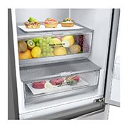 LG Frigorifero Smart Combinato Centum System™ Classe energetica D Maniglie integrate Display esterno LED, GBB92STAXP