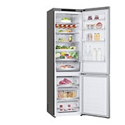 LG Frigorifero combinato | Classe A, 384L | Wine Rack, Fresh Balancer & Converter, Centum System garantito 20 anni | Inox, GBB92STBAP