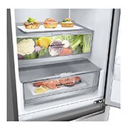 LG Frigorifero Combinato Centum System™ Classe energetica B Maniglie integrate Display interno LED, GBB92STBKP