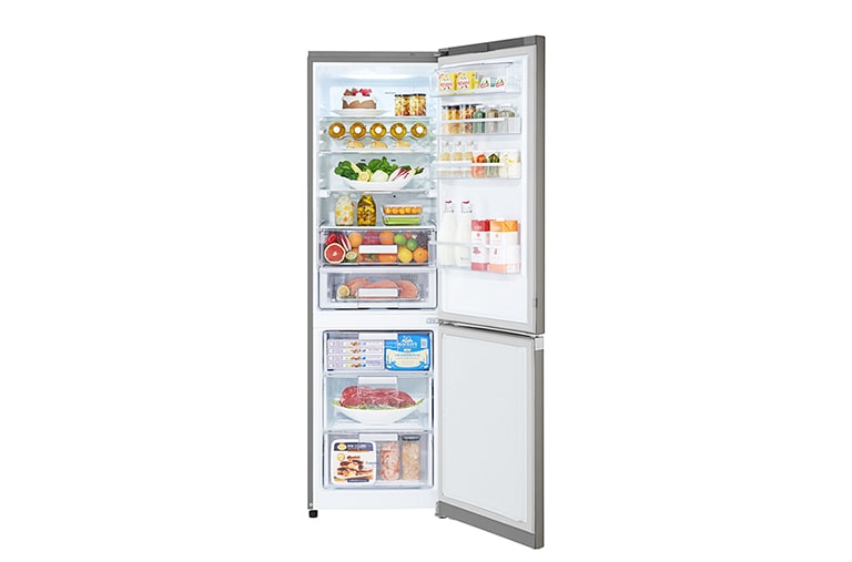 LG Frigorifero Combinato  Maniglie integrate Display esterno LED, GBB930DNQZN