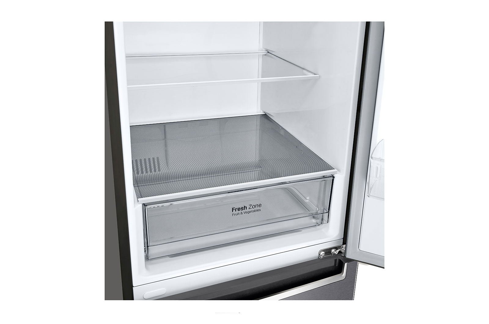 LG Frigorifero combinato | Classe E, 341L | Door & Linear Cooling, Smart Diagnosis, Porte reversibili, No frost | Grafite, GBP31DSLZN