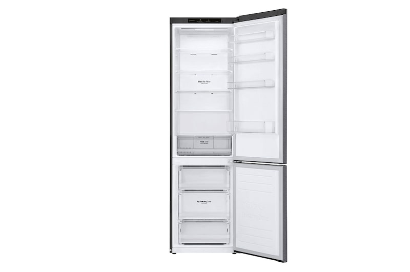 LG Frigorifero combinato | Classe E, 384L | Door & Linear Cooling, Smart Diagnosis, Porte reversibili, No frost | Grafite, GBP32DSLZN