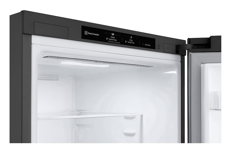 LG Frigorifero combinato | Classe E, 384L | Door & Linear Cooling, Smart Diagnosis, Porte reversibili, No frost | Grafite, GBP32DSLZN