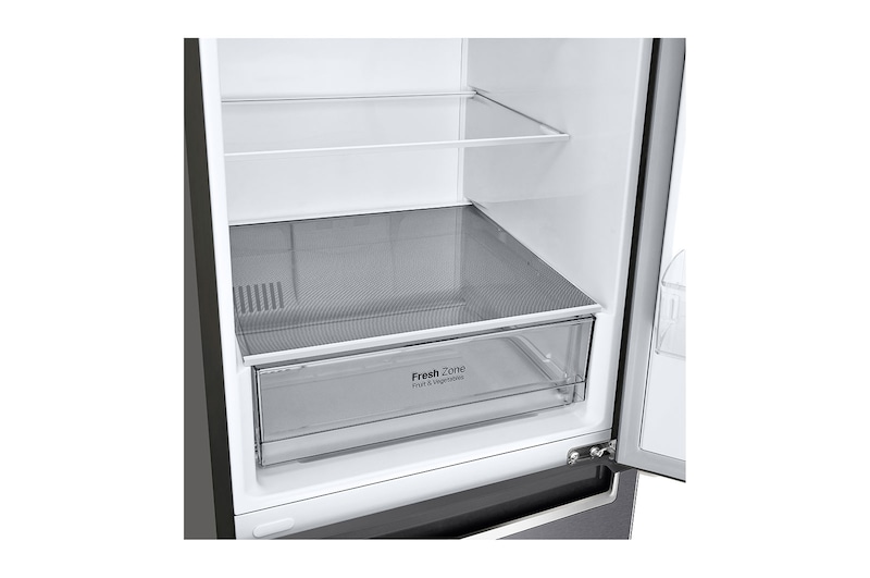 LG Frigorifero combinato | Classe E, 384L | Door & Linear Cooling, Smart Diagnosis, Porte reversibili, No frost | Grafite, GBP32DSLZN