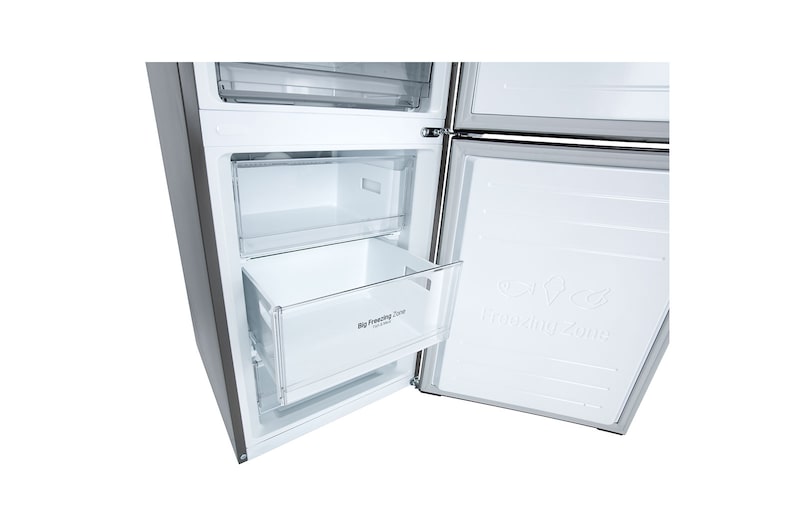 LG Frigorifero Combinato Classe energetica D Maniglie integrate Display interno LED, GBP61DSSFR