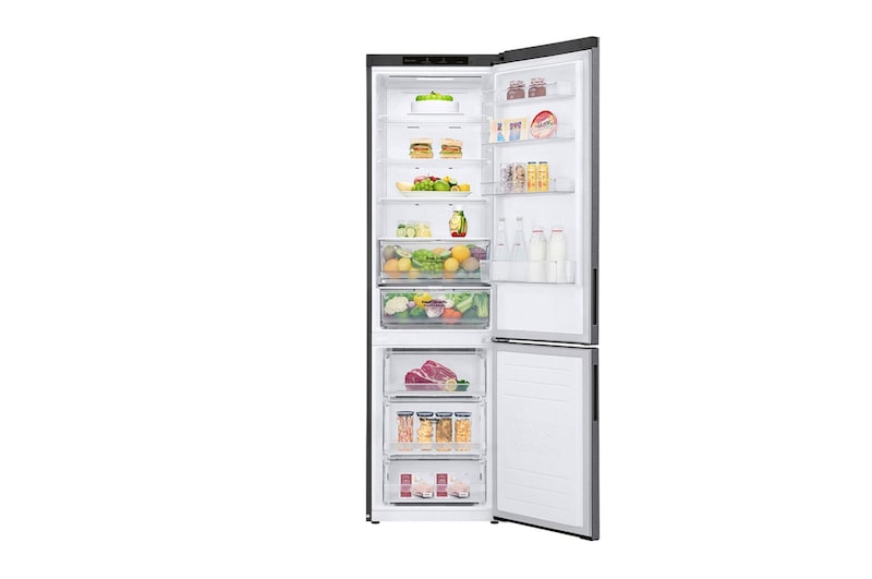 LG Frigorifero Combinato Smart Classe energetica C Maniglie integrate Display interno LED, GBP62DSNCC