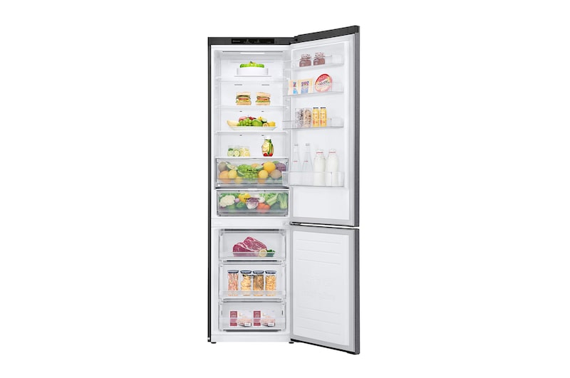 LG Frigorifero combinato | Classe C, 384L | Door & Linear Cooling, Fresh Converter, No frost | Inox, GBP62PZNCN1