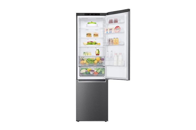 LG Frigorifero combinato | Classe C, 384L | Door & Linear Cooling, Fresh Converter, No frost | Inox, GBP62PZNCN1