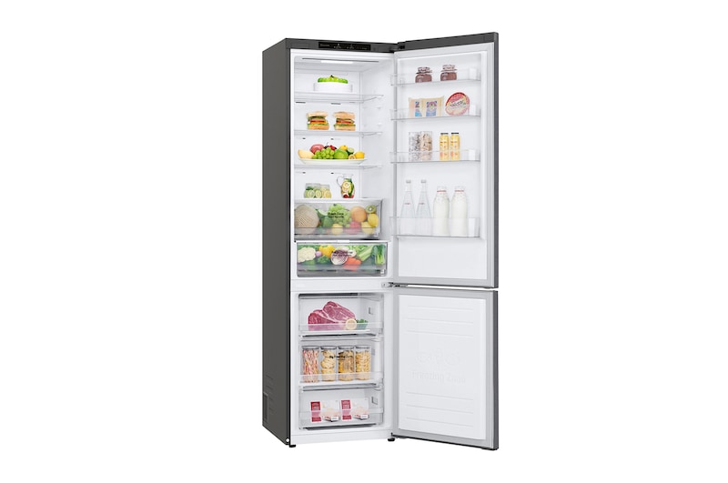 LG Frigorifero combinato | Classe C, 384L | Door & Linear Cooling, Fresh Converter, No frost | Inox, GBP62PZNCN1