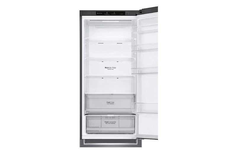LG Frigorifero combinato | Classe C, 384L | Door & Linear Cooling, Fresh Balancer, Fresh Converter, No frost | Grafite, GBP62DSNCN