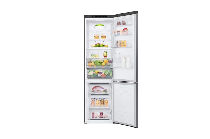 LG Frigorifero Combinato Classe energetica D Maniglie integrate Display interno LED, GBP62DSNFN