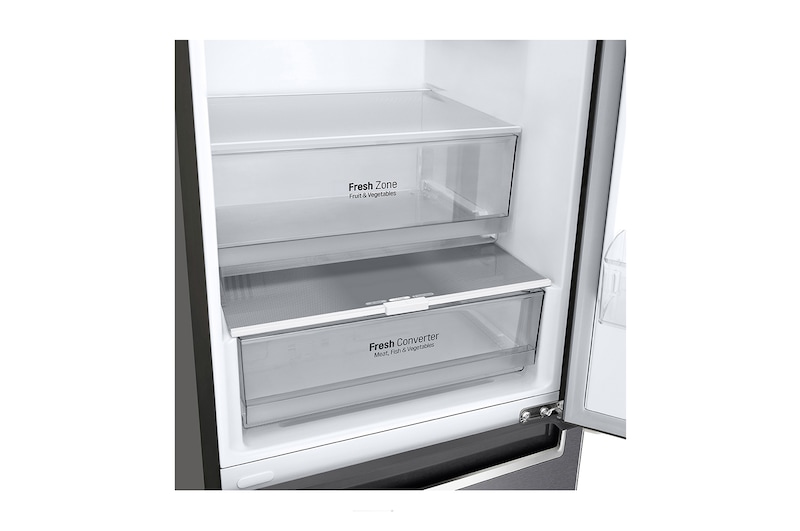 LG Frigorifero Combinato Classe energetica D Maniglie integrate Display interno LED, GBP62DSNFN