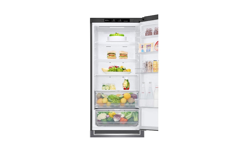 LG Frigorifero Combinato Classe energetica D Maniglie integrate Display interno LED, GBP62DSNFN
