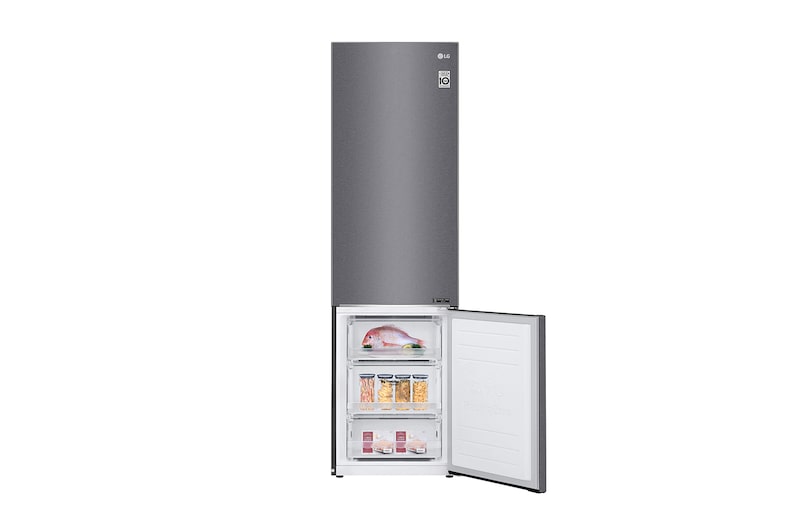 LG Frigorifero Combinato Classe energetica D Maniglie integrate Display interno LED, GBP62DSNFN