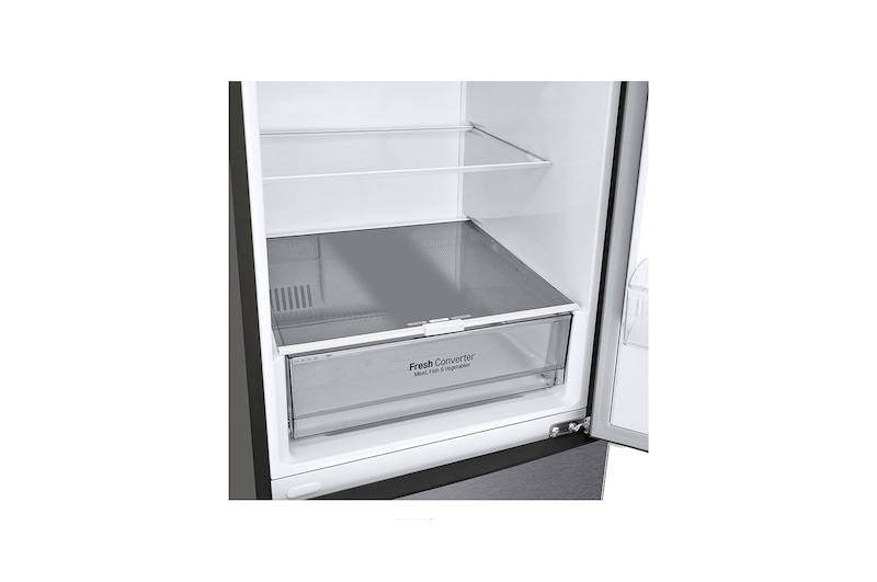 LG Frigorifero combinato | Classe D, 384L | Door & Linear Cooling, Fresh Converter, No frost | Grafite, GBP62DSSGC