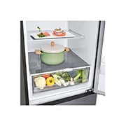 LG Frigorifero combinato | Classe D, 384L | Door & Linear Cooling, Fresh Converter, No frost | Grafite, GBP62DSSGC