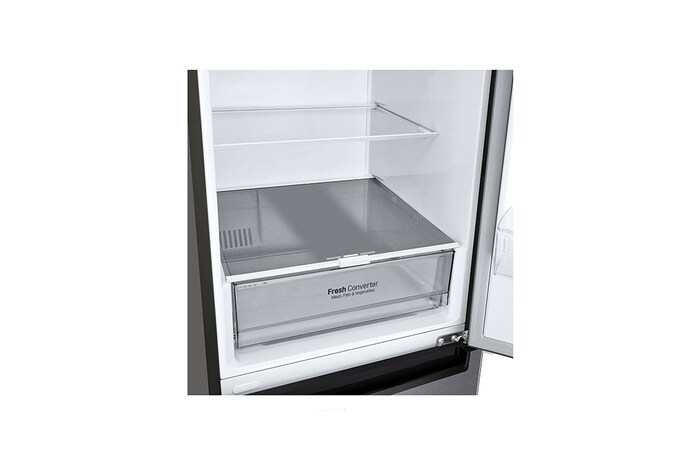 LG Frigorifero combinato | Classe D, 384L | Door & Linear Cooling, Fresh Converter, No frost | Grafite, GBP62DSSGR