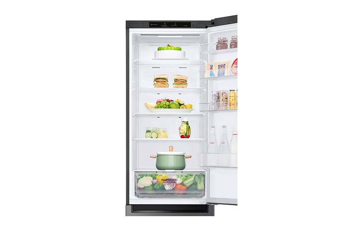 LG Frigorifero combinato | Classe D, 384L | Door & Linear Cooling, Fresh Converter, No frost | Grafite, GBP62DSSGR