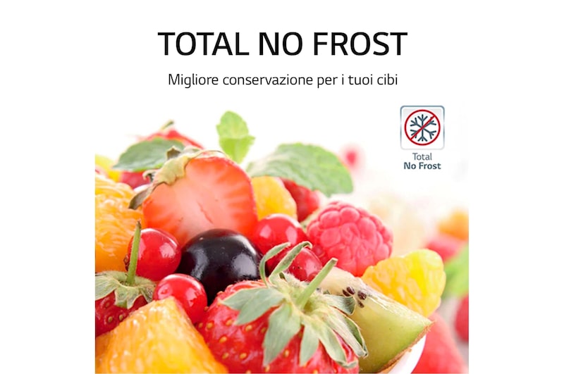 LG Frigorifero combinato | Classe B, 384L | Door & Linear Cooling, Fresh Converter, No frost | Inox, GBP62PZNBC