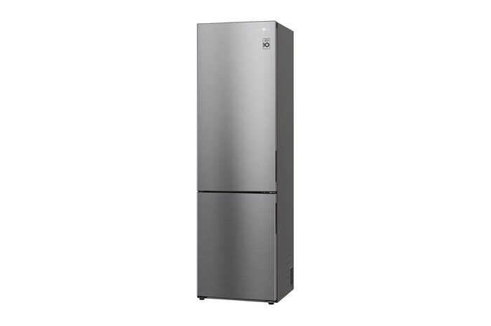 LG Frigorifero combinato | Classe B, 384L | Door & Linear Cooling, Fresh Converter, No frost | Inox, GBP62PZNBC