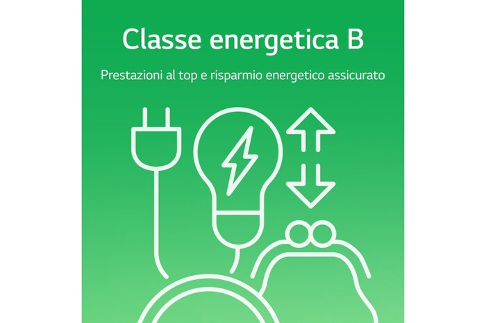 LG Frigorifero combinato | Classe B, 384L | Door & Linear Cooling, Fresh Converter, No frost | Inox, GBP62PZNBC