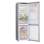 LG Frigorifero combinato | Classe C, 344L | Porte piatte, Door & Linear Cooling, Fresh Converter | Prime Silver, GBV3100CPY