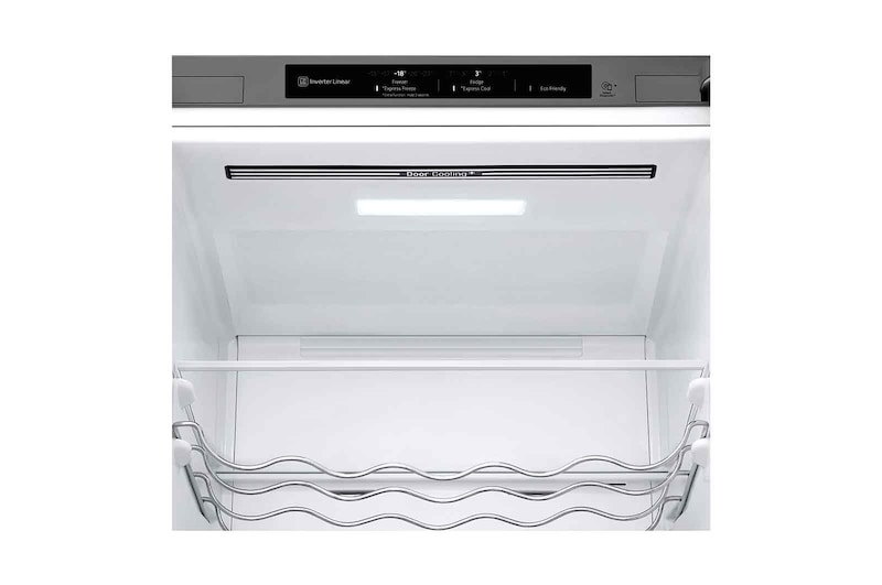 LG Frigorifero combinato | Classe D, 387L | Porte piatte, Door Cooling, Linear Cooling, Fresh Converter, Wine Rack | Argento, GBV3200DPY