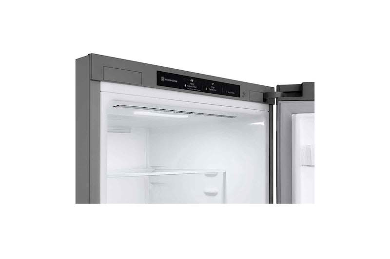 LG Frigorifero combinato | Classe D, 387L | Porte piatte, Door Cooling, Linear Cooling, Fresh Converter, Wine Rack | Argento, GBV3200DPY