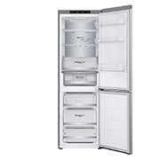 LG Frigorifero combinato | Classe D, 344L | Porte piatte, Metal Fresh, Door & Linear Cooling, Fresh Converter,Wine Rack | Argento, GBV5140DPY