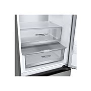 LG Frigorifero combinato | Classe D, 344L | Porte piatte, Metal Fresh, Door & Linear Cooling, Fresh Converter,Wine Rack | Argento, GBV5140DPY