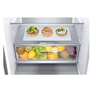 LG Frigorifero combinato | Classe C, 387L | Porte piatte, Metal Fresh, Door&Linear Cooling, Fresh Balancer & Converter | Acciaio, GBV7280CMB