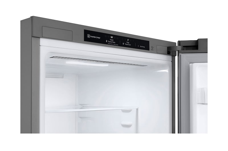 LG Frigorifero combinato | Classe C, 387L | Porte piatte, Metal Fresh, Door&Linear Cooling, Fresh Balancer & Converter | Argento, GBV7280CPY