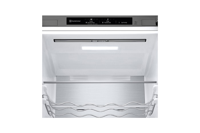 LG Frigorifero combinato | Classe D, 387L | Porte piatte, Metal Fresh, Door&Linear Cooling, Fresh Balancer & Converter | Acciaio, GBV7280DMB