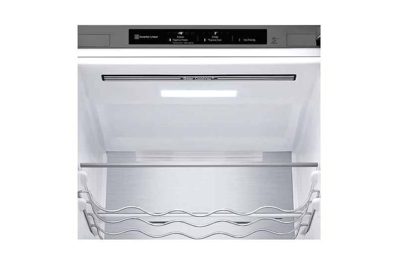 LG Frigorifero combinato | Classe D, 387L | Porte piatte, Metal Fresh, Door&Linear Cooling, Fresh Balancer & Converter | Argento, GBV7280DPY