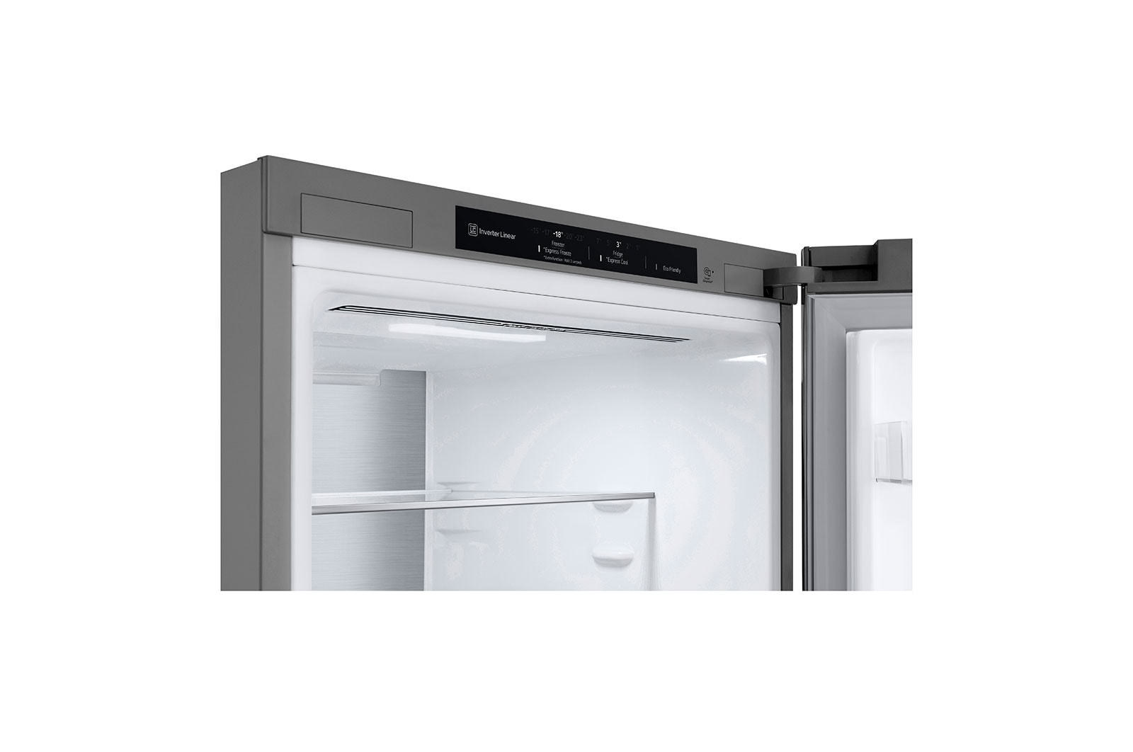 LG Frigorifero combinato | Classe D, 387L | Porte piatte, Metal Fresh, Door&Linear Cooling, Fresh Balancer & Converter | Argento, GBV7280DPY