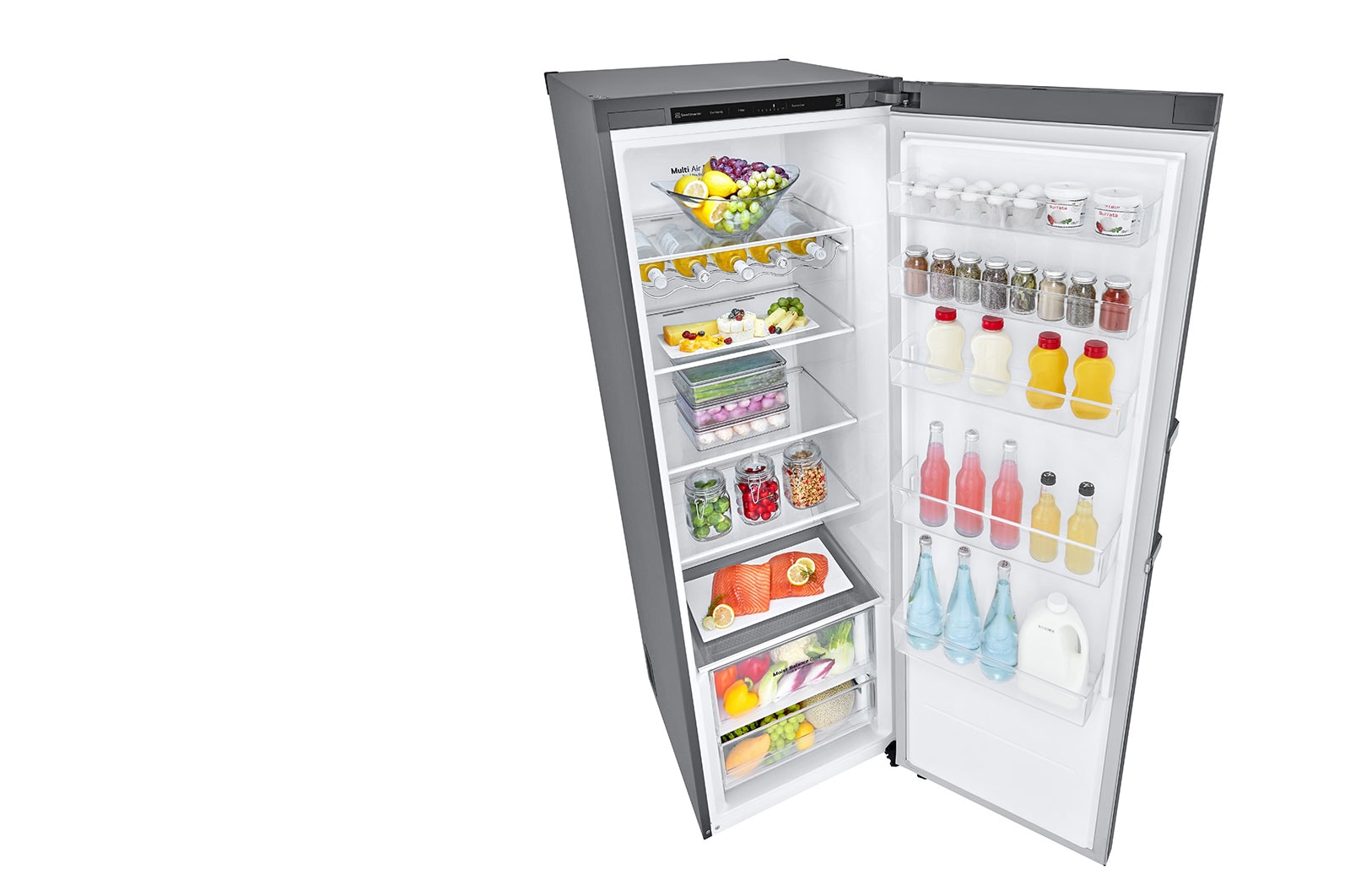 LG Frigorifero componibile Side-by-Side | Classe E, 386L | Door & Linear Cooling, Wine Rack, No frost | Inox, GLT51PZGSZ